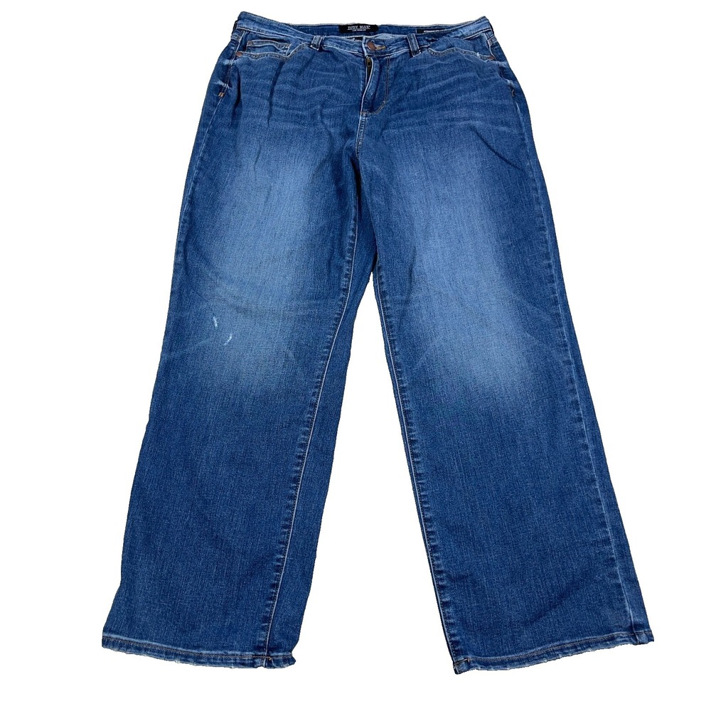 Judy Blue Women's Straight Leg Jeans - Medium Blue Wash